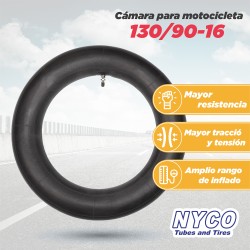 Camara para motocicleta 130/90-16 Nyco