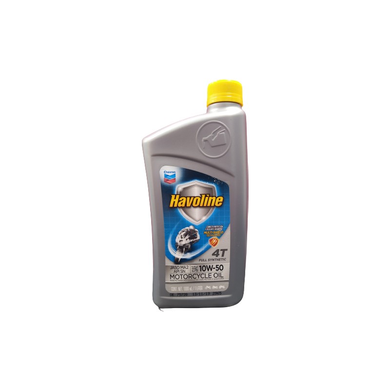 Aceite para motocicleta 4T-1L 10w50 sintetico Full Havoline