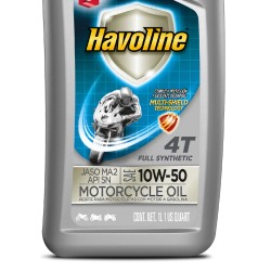 Aceite para motocicleta 4T-1L 10w50 sintetico Full Havoline