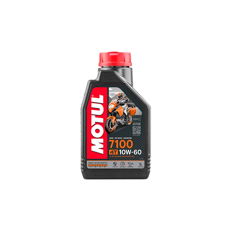 Aceite para motocicleta 4T-1L 10w60 7100 sintetico Motul