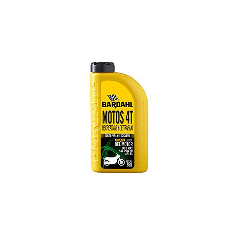 Aceite mineral para motor a gasolina 4-T 20W50 FB 946ml Bardahl