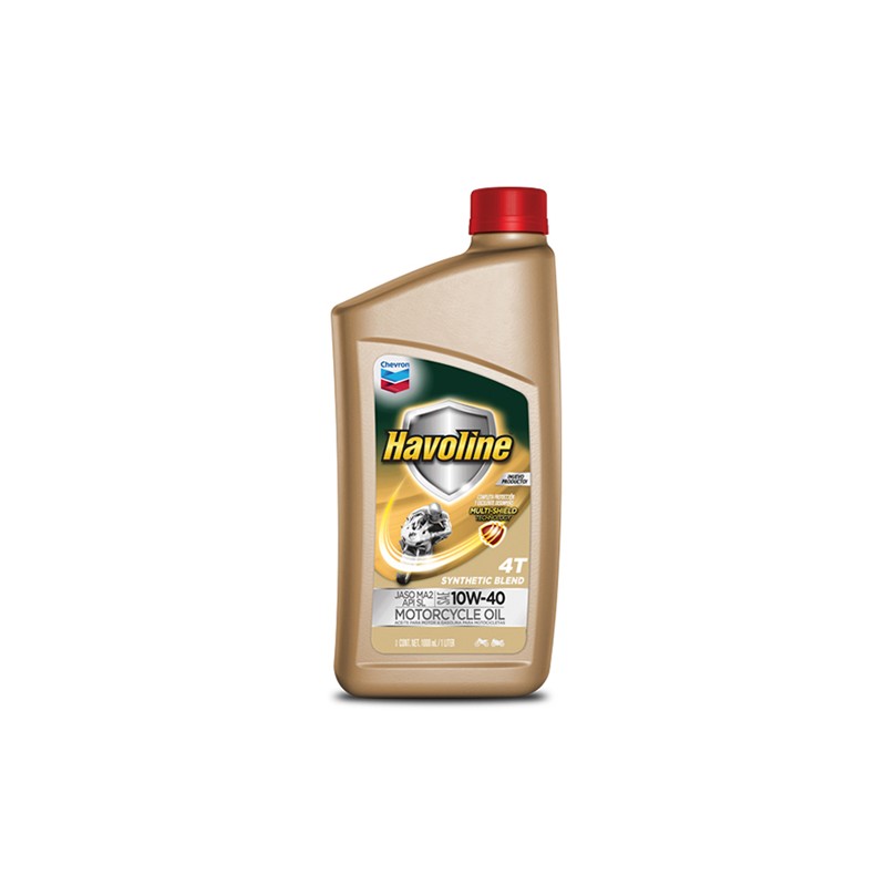 Aceite para motocicleta 4T-1L 10w40 semisintetico Havoline