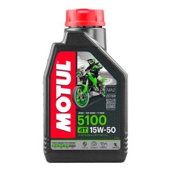 Aceite para motocicleta 4T-1L 15w50 5100 semisintetico Motul