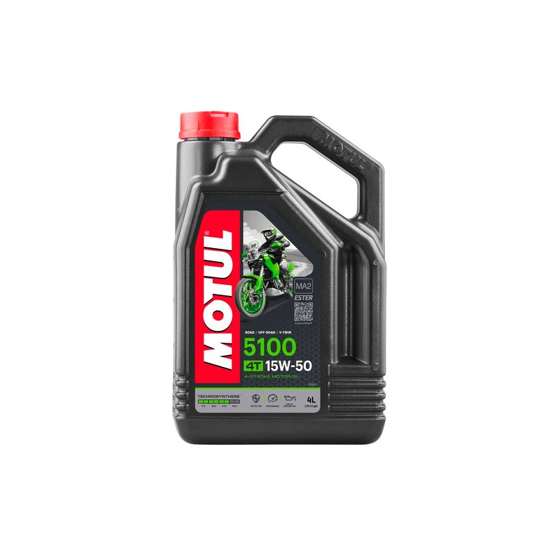 Aceite para motocicleta 4T-4L 15w50 5100 Motul