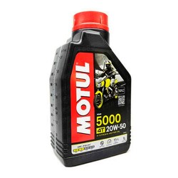 Aceite para motocicleta  4T-1L 20w50 5000 semi-sintetico Motul