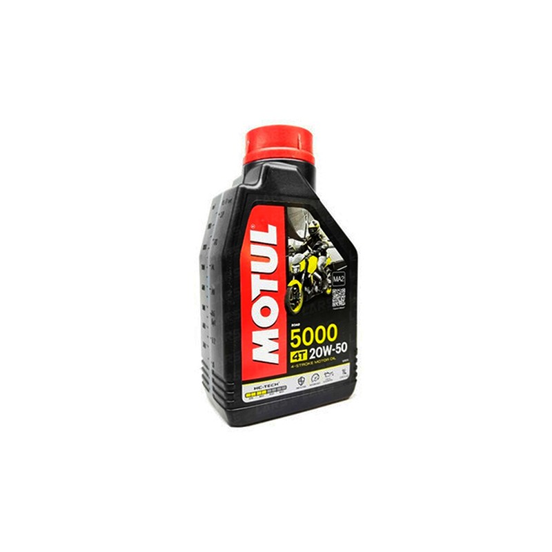 Aceite para motocicleta  4T-1L 20w50 5000 semi-sintetico Motul