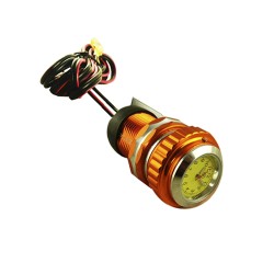Cargador universal para motocicleta USB dorado Alessia
