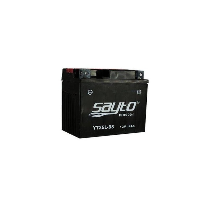 Bateria para motocicleta YTX5L-BS con acido Sayto