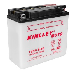 Bateria para motocicleta 12N5.5-3B sin acido Kinlley