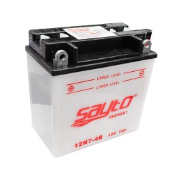 Bateria para motocicleta 12N7-4B con acido Sayto
